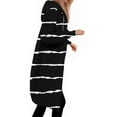 thumbnail image 1 of Sudadera con capucha de manga larga para mujer, informal, holgada, con estampado y manga larga, con capucha, chaqueta larga, chaqueta de poliéster para mujer, 1 of 5