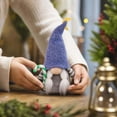thumbnail image 4 of Eolstice Christmas Gnome Decorations, Handmade Swedish Tomte Figurine, Holiday Tabletop Decor for Home Shelf Mantel Christmas Winter Decoration, 4 of 7