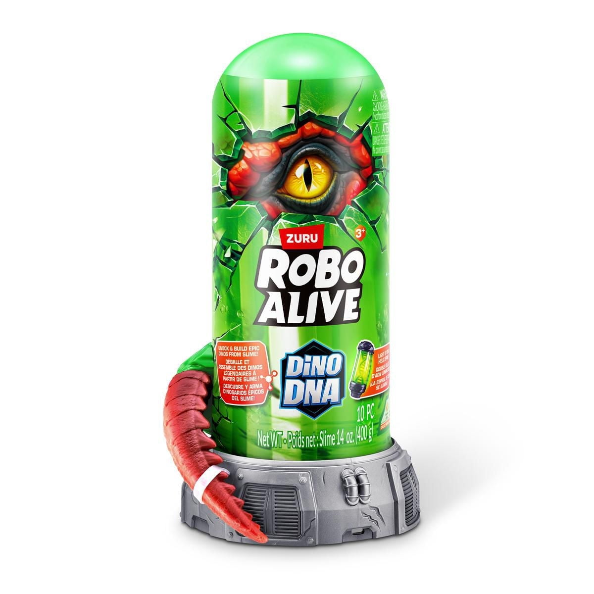 Robo Alive Dino DNA by ZURU, Light-Up DNA Helix Spine