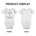 thumbnail image 3 of I'm Proof Mommy Can't Resist Korean Guys Baby Bodysuit Newborn Clothes Outfits (White, 3-6 Months), 3 of 5