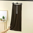 thumbnail image 2 of Fewfanhot Women's Modal Drawstring Midi Skirt with Pockets, A-Line Soft Loungewear Skirt Casual Elastic Waist Skirt, 2 of 2