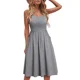 thumbnail image 1 of Vestido de verano sin mangas, estilo playa o cóctel, tirantes finos, corte A, 1 of 2