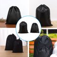 thumbnail image 3 of HAMPPLIES 1 Set Black Non-woven Fabric Storage Bag for Dustproof Protection 11.8x7.9in, 3 of 8