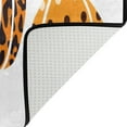 thumbnail image 5 of Dreamtimes Halloween Unique Pumpkin Area Rug 72x48in Leopard Print Non-Slip Floor Carpet Comfort Floor Mats Decor for Indoor Living Dining Room and Bedroom Area, 5 of 7