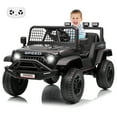 thumbnail image 2 of 12V Kids Electric Ride On Truck with Remote Control Ride On Toy for Toddler Boys & Girls Bluetooth Music Player LED Lights, 2 of 10