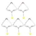 thumbnail image 1 of EeaseMX Molde para freír huevos de tortilla de acero inoxidable de 5 piezas molde para panqueques moldeador de huevo frito herramientas de cocina de bricolaje diseño de árbol de Navidad (plata), 1 of 7