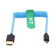 thumbnail image 2 of Cable HDMI HangTon Micro HDMI a HDMI 2.1 8K 4K 60p 30 cm enrollado, 2 of 6
