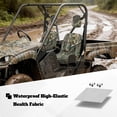 thumbnail image 3 of KUIFORTI Green Camouflage UTV Seat Covers Seats Cover with Headrest Covers Compatible with Rhino 700 660 450 2004-2021 Anti-Scratch Easy to Install Outdoor Seat Cover Set, 3 of 7