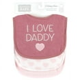 thumbnail image 2 of Hudson Baby Girl's Fiber-Filled Drooler Bibs, Wild Rose, Pack of 3, 2 of 5