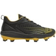 thumbnail image 2 of New Balance Men's Fuel Cell 4040V6 Low Molded Baseball Cleats Black/Yellow D 15, 2 of 6