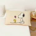 thumbnail image 4 of Funda de almohada de una sola cara con dibujos animados de Snoopy, Woodstock y Charlie Brown, ropa de cama creativa para estudiantes y niños al por mayor, 4 of 5