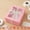 Pink, variant on Unique Bargains Elegant Empty Gift Box with Printed Ribbon Pink 7.9" x 7.1" x 3.1"