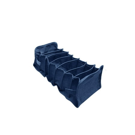 

lulshou Folding Socks Underwear Storage Box Three-piece Household Storage Compartment