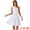 White, variant on DARING DIVA Halloween Costume Bow One Shoulder with Pockets Swing Dress XS Dark Green