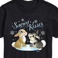 thumbnail image 3 of Disney Bambi - Christmas - Snowy Bunny Kisses - Men's Short Sleeve Graphic T-Shirt, 3 of 5