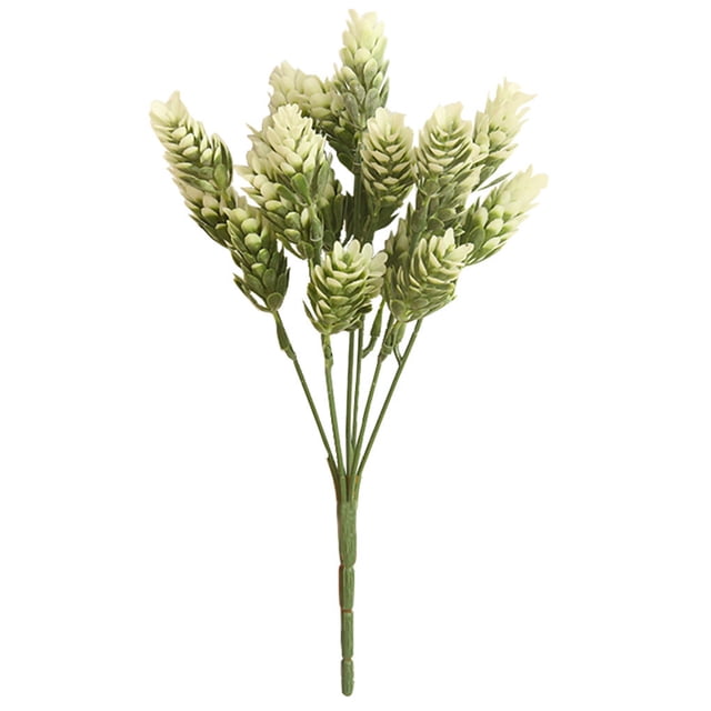 Worallymy Artificial Pino Cono Hierba Simulación Piña Hierba Hogar Boda Fiesta Seda Planta Falsa Decoración Blanco Worallymy JD735804223