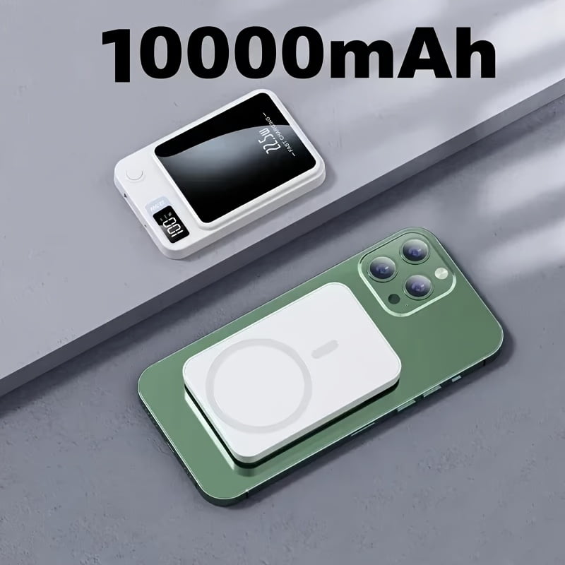 Magnetic Wireless Power Bank 10000mAh Super Fast Charge Portable External Battery PowerBank Adapter for iPhone Huawei