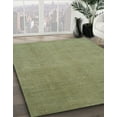 thumbnail image 3 of Ahgly Company Machine Washable Indoor Square Abstract Brass Green Area Rugs, 6' Square, 3 of 7