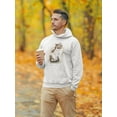 thumbnail image 2 of Watercolor Portrait Of The Cat. Hoodie Men -Image by Shutterstock, Male 5X-Large, 2 of 4