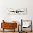 thumbnail image 4 of Creative Products Vintage Distressed White Plane 36 x 12 Canvas Wall Art, 4 of 5