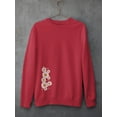 thumbnail image 3 of Minimalistic Flowers Sweatshirt Women -GoatDeals Designs, Female 4X-Large, 3 of 4
