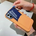 thumbnail image 2 of Compatible with iPhone 14 Pro Max Case with Card Holder Silicone Shockproof Protective Phone Case Slim Anti-Scratch Microfiber Lining Grade Drop Protection Cover Blue Purple, 2 of 7