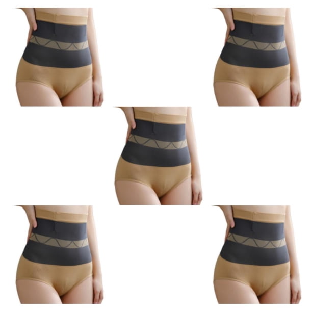 Sonducket Ropa interior de cintura alta para mujer, entrenador de cintura Chinlon para banquete de boda, ropa interior elástica respetuosa con Type2 NO2