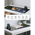 thumbnail image 6 of Miroddi Wireless Charging Mouse Pad, Gaming Mousepad with Phone Holder, Rubber Extra Large Desk Mat with 15W Fast Charging for Home, Office, Game Room, 6 of 7