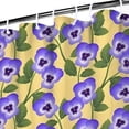 thumbnail image 3 of Pioneer Flower Floral Print Pattern Shower Curtain 36"x72" ,Bathroom Decorative Shower Curtains Set with 12 Hooks,Modern Waterproof Washable Shower Curtain, 3 of 6