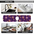 thumbnail image 7 of Coolnut Halloween Owls Cartoon Sink Splash Guard for Faucet 2 Packs Faucet Absorbent Mats, Faucet Handle Drip Catcher Quickly Drying Mat for Kitchen Counter Bathroom, 23.6"x5.5", 7 of 7