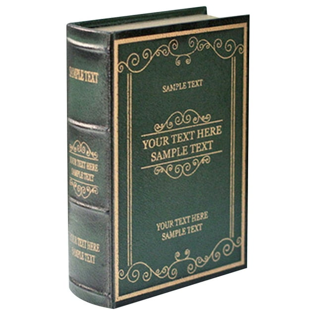 Decorative Book Wooden Antique: Natural Fake Book Storage Box Bookshelf Decor