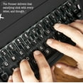 thumbnail image 4 of Nadex Coins Pioneer Manual Typewriter with Durable Travel Case (Black), NXTE-1630, 4 of 5
