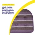 thumbnail image 3 of Cojín para silla Sweet Home Collection, espuma viscoelástica en forma de U, 3 of 6