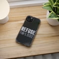 thumbnail image 5 of DistinctInk Clear Case for Apple iPhone 15 PLUS (6.7" Screen) - Refuse to Lose Baseball, 5 of 9