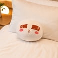 thumbnail image 4 of Btomtd Cute Bun Throw Pillows, 12 Inch Stuffed Dumpling Cushion, Decorative Pillow for Sofa Bed, Gift for Teens Adults, D, 4 of 7