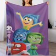 thumbnail image 4 of Manta de tela de superficie vertical súper suave de varios tamaños de Inside Out, acogedora y cálida, adecuada para cama, sofá, campamento, viajes, para todas las estaciones, liviana y compacta de 50, 4 of 8