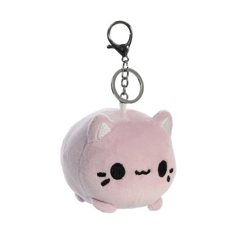 Aurora - Mini Purple Tasty Peach - 3.5 Taro Meowchi Keychain - Enchanting Stuffed Animal