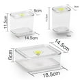 thumbnail image 3 of 1 Set Food Storage Jar Transparent Large Capacity Leakproof  Moisture-proof Clear Grain Storage Box Tank Kitchen Supply, 3 of 12