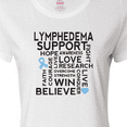 thumbnail image 4 of Inktastic Lymphedema Awareness Month Ribbon Women's T-Shirt, 4 of 5