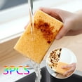 thumbnail image 2 of Ashosteey Wood Pulp Cleaning Sponge Sassafras Double Sided Cleaning Rags,Sponge Absorbent Wipes Clean Kitchen Car Dish Eco-Friendly Dishcloth Hand Towel Auto, 2 of 9