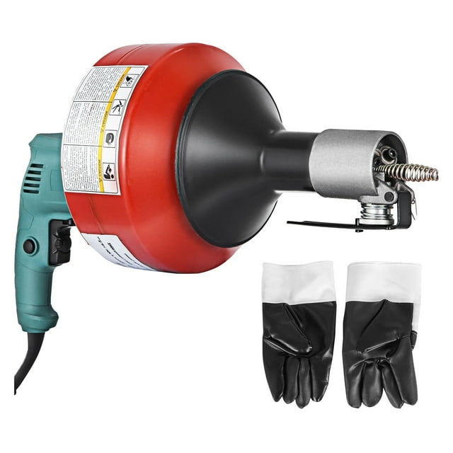 Handheld Electric Drain Cleaner 20-65 Mm Manual Pipe Unblocker Kitchen Sink Toilet Sewer Dred Cleaning Clogs Machine 8M ,Easy to Use