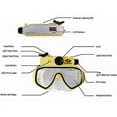 thumbnail image 4 of CYCLOPSGEAR CGDIVE720YLW SCUBA GOGGLES 720P HD YELLOW, 4 of 4