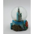 thumbnail image 3 of New York Skyline Water Globe Landmarks Statue of Liberty, Empire State Building, Brooklyn Bridge 3.5 inches, 3 of 8