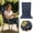 Blue, variant on Outdoor Patio Chair Cushion Deep Seat Waterproof Patio Cushions Set for Furniture Replacement Removable Seat and Back