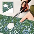 thumbnail image 6 of Yayeee Faucet Mat for Kitchen Sink 30" Diatomite Long Splash Guard Pad, Blue Wildflower Pattern, 2 Pack, 6 of 7