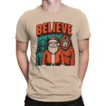 thumbnail image 2 of Believe: Santa, Alien, Bigfoot Men's T-shirt, 2 of 3