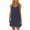 Navy, variant on Hrsba Summer Plus Size Dress,Women's Beach Dress Beachwear Coverups Casual Vacation Short Summer Dresses,Womens Casual Sleeveless Round-Neck Knee-High Dress
