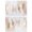 Gallery Wrapped, variant on Art Remedy Modern Boho Canvas, 36" x 24", White Frame, Rustic Elegance II Set