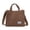 Brown, variant on EliteGoogv Shoulder Bags For Women Lightweight Square Design Womens Shoulder Bags Portable Compact Daily Crossbody Bags Versatile Casual Tote Handbags Yellow