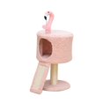thumbnail image 1 of Catry Flamingo Cat Condo & Scratcher, 1 of 7